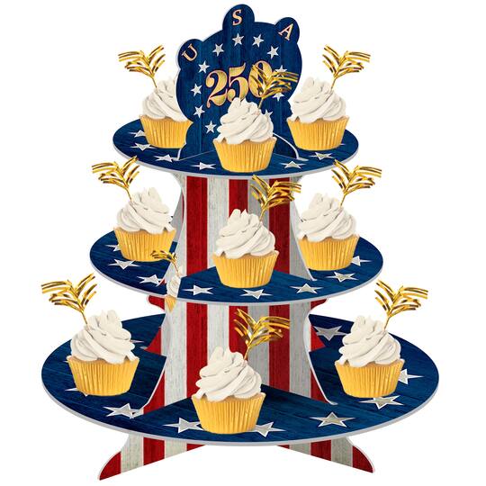 Beistle 16" Semiquincentennial Cupcake Stand